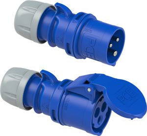 SET PCE CEE Kupplung und Stecker 230V 16A 3-polig Caravan Camping