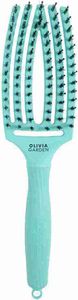 Olivia Garden | Haarbürste Fingerbrush Care Iconic - M - Mint - Wildschwein- und Nylonborsten - Ergonomisch