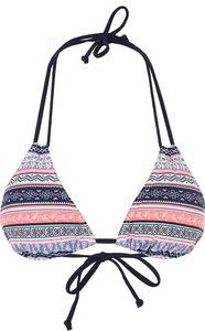 s.Oliver Triangel-Bikini-Top blau-rosé-gestreift Größe 34 A/B s.Oliver Triangel-Bikini-Top blau-rosé-gestreift Größe 34 A/B