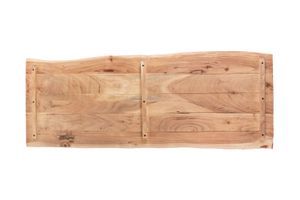 Tischplatte Baumkante Akazie Natur 160 x 60 cm CURT