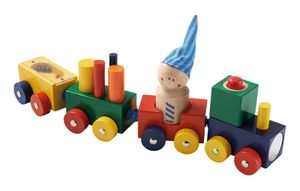 HABA Lokmock, Eisenbahn, Nachziehspielzeug, Spielzeug, Lokomotive, 1197
