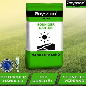 Roysson Rasensamen 5 kg Dürreresistenter Rasen Grassamen Gras Für trockene Erde SAND
