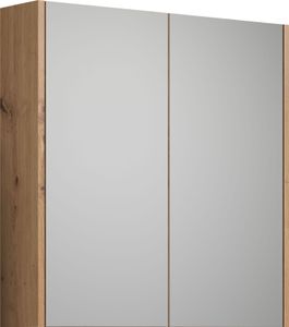 Touch Spiegelschrank Bad Eiche Nachbildung.