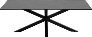 Design Scandinavia Konferenztisch Heaven, 130 cm, schwarz