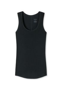 SCHIESSER Damen Tank Top - Unterhemd, Personal Fit, Basic, Stretch, Single Jersey Schwarz L