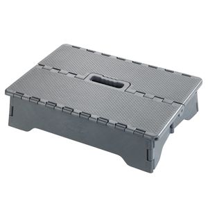 WENKO Trittstufe Secura Klappbar Grau 250kg Badewannen Hocker Einstiegshilfe