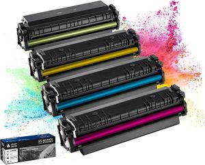 [S ČIPEM] Tonerová sada 4 HP 207X - HP 207A W2210X W2210A W2211X W2211A W2212X W2213X pro HP Color Laserjet Pro MFP M282nw MFP M283fdn MFP M283fdw