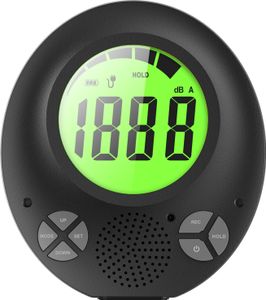 SWAREY Digital Dezibel Messgerät mit Aufzeichnung Alarm, Wandbehang Schallpegelmesser 35dB bis 135dB, Schallpegelmessgerät für Schulen Krankenhäuser