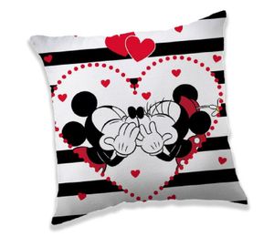 Disney Minnie & Mickey Mouse in Liebe Deko Kinder Kuschel Kissen 40 x 40 cm