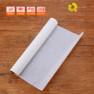 1 Roll Backpapier doppelseitig ölabsorbierende weiße Grilldampfpapier für Restaurant