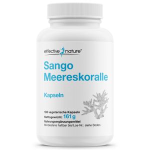 Sango-Meereskoralle-Kapseln - Calcium & Mangesium, im optimalen Verhältnis - 180 Stk.