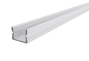 Reprofil AU-02-15 hohes U-Profil für 15 - 16,3 mm LED Stripes, Weiß-matt, 1000 mm