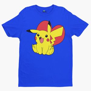 Chlapecké tričko Pokemon Pikachu Pika Anime Organic Bavlna Kids Merch Comic Shirt Kids Anime