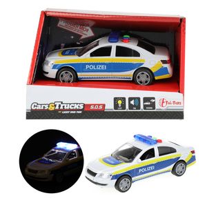 Toi-Toys Polizei Reibung mit Licht und Ton 15 cm