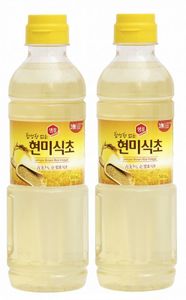 Doppelpack SEMPIO Säuerungsmittel aus Braunem Reis (2x 500ml) | für Sushi | Brown Rice Vinegar