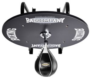 Speedball Plattform mit Leder Boxbirne schwarz medium zur Wandmontage I BCA-130