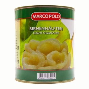 Food-United Birnenhälften halbe Frucht 1 Dose Füllm 820g ATG 460g