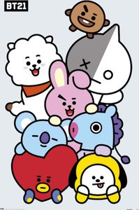 Poster BT21 Characters 61x91.5cm