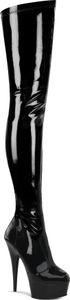 DELIGHT-4000 Damen Boots von Pleaser, Schwarz  , EU 36, US 6