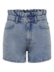 JDY Damen Denim Jeans Shorts Kurze Bermuda Pants Paperback Sommer Hose | M