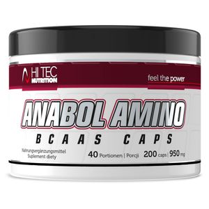 HI TEC Nutrition Anabol Amino - BCAA - 200 Kapseln