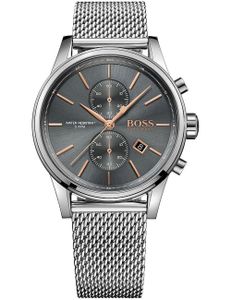 Hugo Boss 1513440 Jet Chronograph Pánske Chrono Date Silver