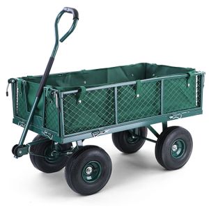 Transportwagen Gartenwagen Gerätewagen Handwagen mit Luftbereifung XL 300 KG
