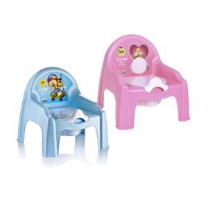 2in1 Töpfchen Kleinkinder Potty Baby Toilettentrainer Kinder Lern Toilettensitz, Farbe:Rosa