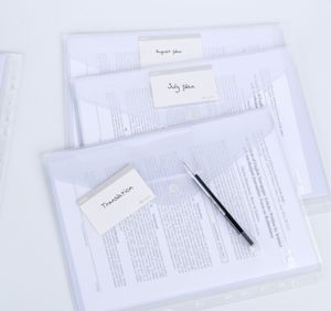 prospekthüllen A4 folien klarsichthüllen - Prospekthüllen 20  A4 Transparent dokumententasche