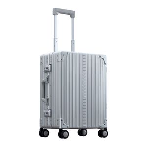 Aleon 21 Zoll Carry-On Platinum 2155-PL Koffer mit 4 Rollen Koffer