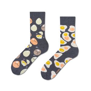 Herrensocken "Eier", Größe 41-46, bunte Socken mit lustigem Muster