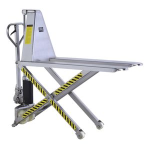 Scherenhubwagen Edelstahl 1t. Nylon/ Nylon Single