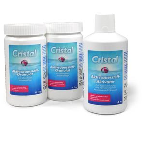 CRISTAL MEGA-Spar-SET Aktivsauerstoff Granulat + Aktivator