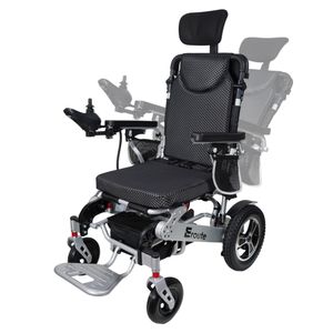 Eroute 8000R Elektro-Faltrollstuhl Elektrorollstuhl Rollstuhl mit verstellbarer Rückenlehne – 500W Rollstuhl – bis zu 130 kg