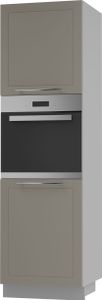 Backofenschrank Quantum Q-D14/RU/2D 2-türig 60cm Korpus- & Frontfarbe wählbar,beige matt,grau