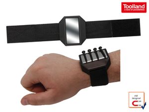 EASY Work Magnet-Armband zum Haften von Schrauben, Nägeln.. Magnetischer Halter
