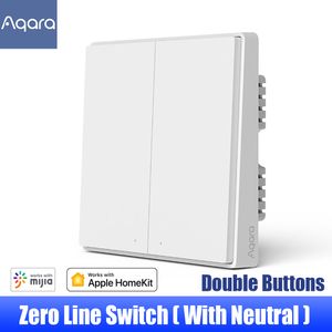 Aqara Wandschalter D1 ZigBee Smart Light Fernbedienung Drahtlos Zero Line Fire Wire mit / NO Neutral 1/2/3 Schluesselschalter
