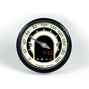 motogadget Tacho motoscope tiny speedster, schwarz