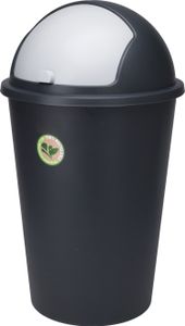 Odpadkový kôš 50 l s vekom Antracit