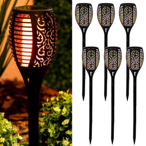 LUMILED Gartenfackel Solar Set Solarleuchten 6er 50cm LEDs mit Erdspieß Flamme Garten Solarleuchte Fackel Lichter LED Flammenlicht Solarfackel LUMILED Gartenfackel Solar Set Solarleuchten 6er 50cm LEDs mit Erdspieß Flamme Garten Solarleuchte Fackel Lichter LED Flammenlicht Solarfackel