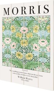 William Morris - tabuľa "Norwich", štandardná veľkosť PM7641 (40 cm x 59 cm) (biela/zelená/modrá)