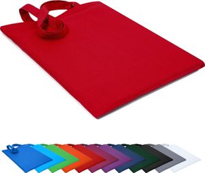 Baumwolltasche 22x26cm Stofftasche Tragetasche Beutel Einkaufstasche Stoffbeutel Tasche, in Farbe: Rot
