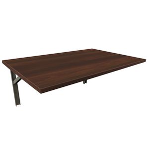 100x50 Wandtisch Wandklapptisch Küchentisch Schreibtisch Esstisch | Dunkle Walnuss