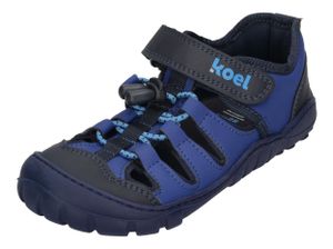 KOEL Barefoot Kinder Sandalen MADISON VEGAN - blue, Größe:34 EU
