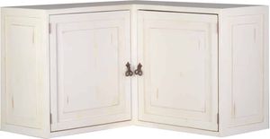 MiaMöbel Hängeschrank Mexico Möbel 100x66x100 cm Landhausstil Massivholz Pinie Weiß