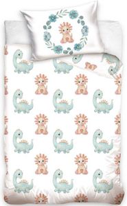 Animal Pictures Dinosaurus BABY Bettbezug - 100 x 135 cm - Baumwolle