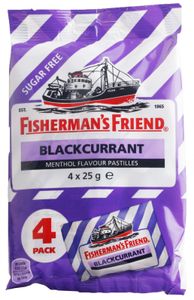 Fisherman´s Friend Blackcurrant zuckerfrei 4x25g