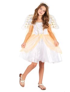 Engel Kinder-Kostüm weiss-gold