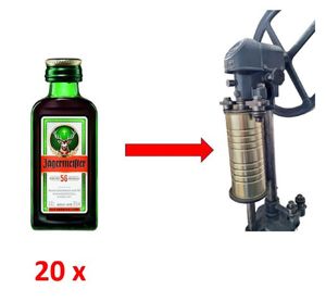 Dárková plechovka Jägermeister s 20 lahvemi po 20 ml