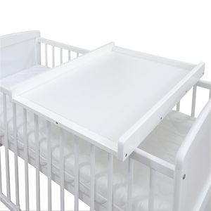 Baby-Delux Wickeltisch Wickelaufsatz weiß für Betten 140x70 und 120x60cm